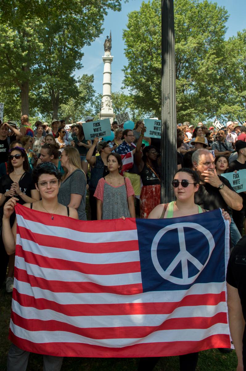 Boston, MA - August 19, 2017 - Anti-White Supremacy Rally