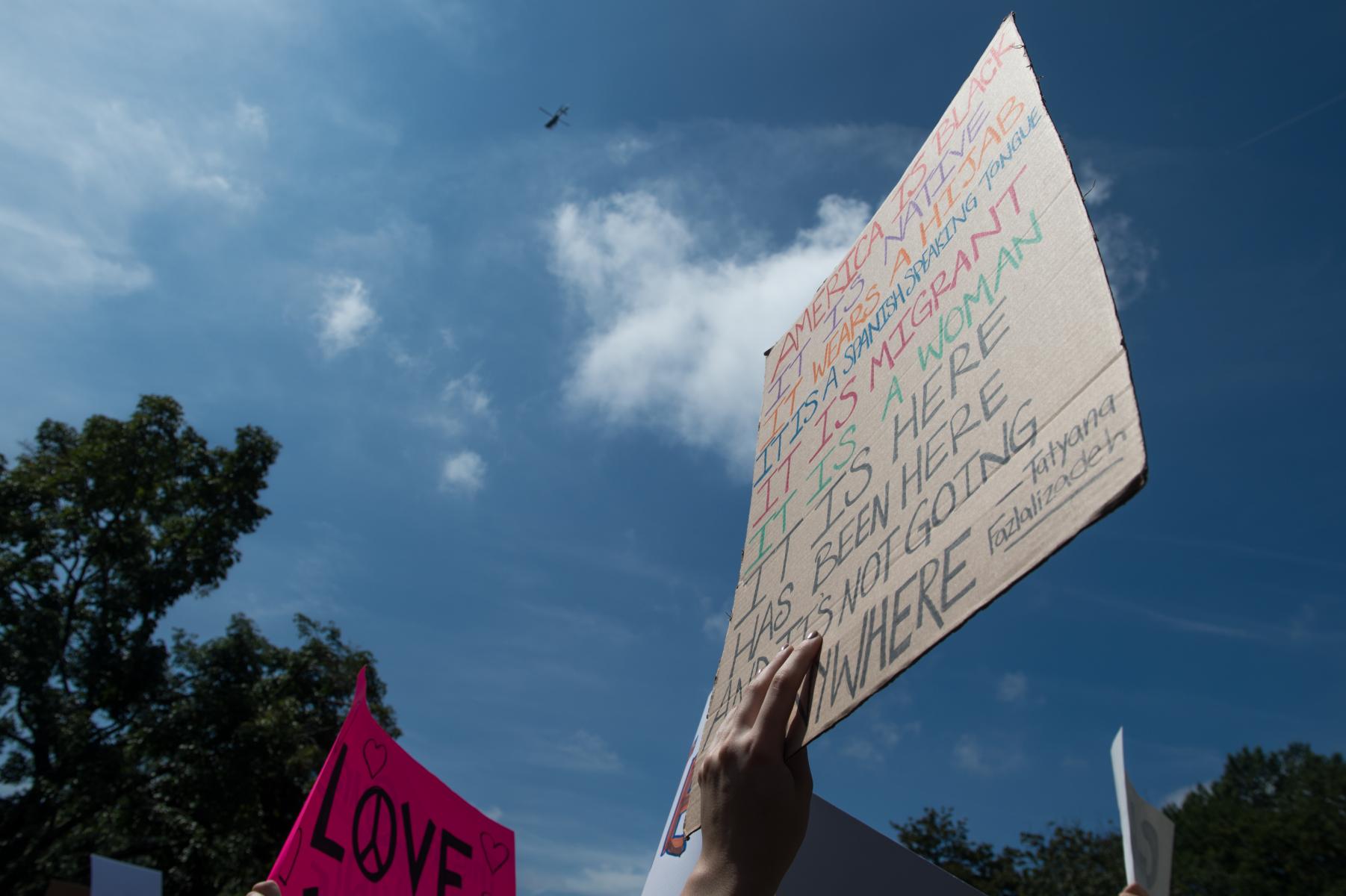 Boston, MA - August 19, 2017 - Anti-White Supremacy Rally