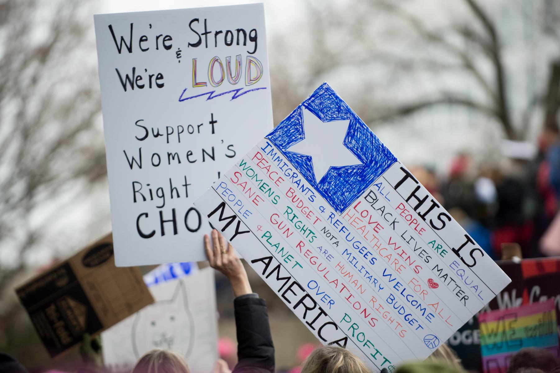 Washington, DC - January 21, 2017 - Women's March